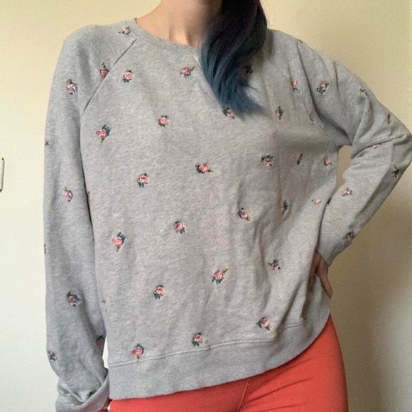 Lucky Brand rose sweatshirt - Picture 4 of 4
